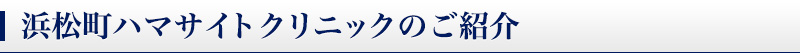 浜松町ハマサイトクリニックのご紹介